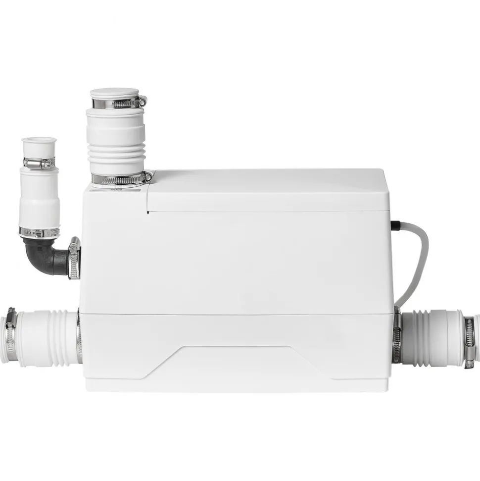 VEVOR Utility Sink Pump 350W 7200L/h Flow 26.2 ft / 8 m Head Drain Pump, Waste Water Disposal Machine with 3 Inlets, Portable & Powerful Performance, for Basement, Kitchen, Sink, Shower, Gray Water