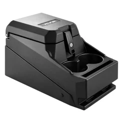 VEVOR UTV Center Console Bench Seat Box Lockable Armrest Storage Box, HDPE Central Console Tools Organizer with Cups and Phone Holder - Compatible with Polaris Ranger & 2017-2026 Can-Am Defender
