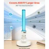 VEVOR UV Light Bulb, 2 Pack, 25W Replacement Ultraviolet UVC Lamp with Ozone, 253.7 nm + 185 nm Wavelength UVO Light Bulb, E27 Universal, for 400 sqft Living Room, Classroom, Office, Restaurant