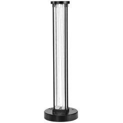 VEVOR UV Light, 25W Ultraviolet Lamp with Ozone Purifier, Portable UVC Lamp with Remote Control, UVO Light Bulb with Base and 30/60/120 Min 3-Gear Timer, for 400 sqft Living Room, Bedroom, Hotel