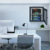 VEVOR 12U Wall Mount Server Cabinet, 15.5'' Depth, Network Rack Enclosure, Supports up to 200 lbs, Secure Locking System, Ideal for IT Hardware, Audio/Video Components