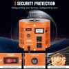VEVOR 2000VA Auto Variable Voltage Transformer, 15.3 Amp, 110V Input 0-130V Output AC Voltage Regulator, with LCD Display 4 Extra Fuses Thermal Control Switch for Home Industrial Office