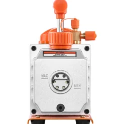 VEVOR Vacuum Pump, 3.5 CFM 1/4 HP, HVAC Single Stage Rotary Vane AC Vacuum Pump, for R134a R22 R410a Systems, 4 Pole Motor, for Automotive Air Conditioner Maintenance Resin Degassing, Oil Included