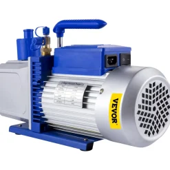 VEVOR Vacuum Pump 12CFM 1HP Vane Vacuum Pump Two Stage 3 x 10-1 Pa Ultimate HVAC Rotary Auto AC Refrigerant Vacuum Pump, for Automobile Reparation Vacuum Evacuation