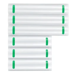 VEVOR Vacuum Sealer Bags, 3 Rolls 11 In x 20 Ft & 3 Rolls 8 In x 20 Ft, Non-BPA Food Grade Seal A Meal Freezer Bag, Customizable Vac Sealing Food Saver Bags, Storage Vac Bag for Meal Prep or Sous Vide