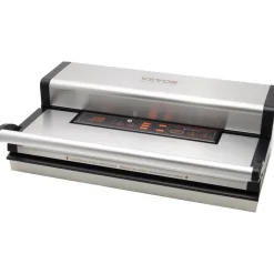 VEVOR Vacuum Sealer Machine, 95Kpa 350W Powerful Dual Pump and Dual Sealing, Dry and Moist Food Storage, Automatic and Manual Air Sealing System with Built-in Cutter, with Seal Bag and External Hose