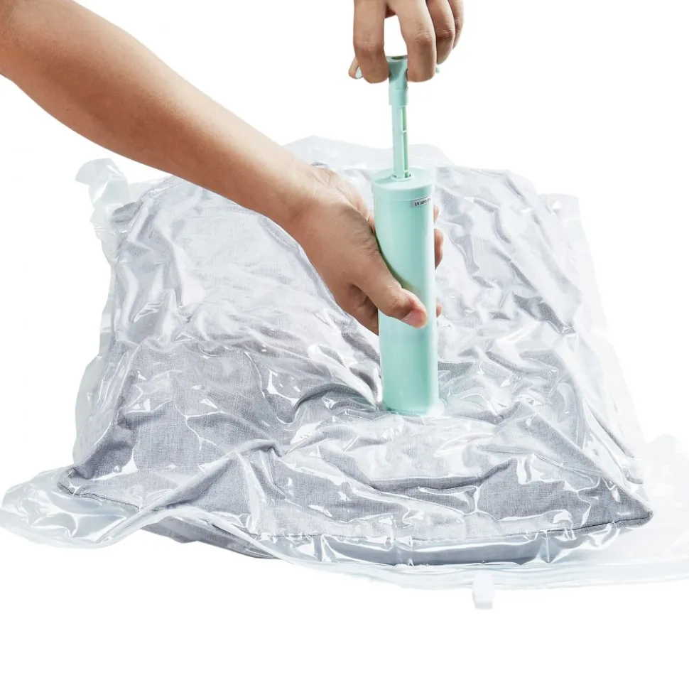 VEVOR Vacuum Storage Bags, 20 Pack Space Saver Seal Bag(4 Jumbo/4 Large/4 Medium/4 Small/4 Roll), Compression Airtight Zipper Space Bags with Hand Pump, for Cloth, Bedding, Blanket, Pillow, Travel