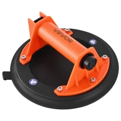 VEVOR Vacuum Suction Cup, 8-Inch Vacuum Glass Lifter with ABS Handle, 400 lbs Max Lifting Capacity Tile Suction Cup Tool with Carrying Case for Lifting Large Tile, Granite, Drywall, Windows (1-Pack)