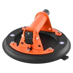 VEVOR Vacuum Suction Cup, 8-Inch Vacuum Glass Lifter with Metal Handle, 429 lbs Max Lifting Capacity Tile Suction Cup Tool with Carrying Case for Lifting Large Tile, Granite, Drywall, Windows (2-Pack)