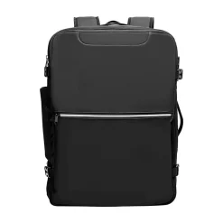 VEVOR Vacuum Travel Backpack, 80L, Expandable Vacuum Seal Compression Travel Backpack with Pump, with TSA-Approved Lock, Airback Vacpack, Water-Resistant Carry-On Suitcase Luggage, for Business, Black
