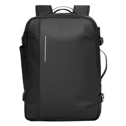VEVOR Vacuum Travel Backpack, 65L, Expandable Vacuum Seal Compression Travel Backpack with Pump, with TSA-Approved Lock, Airback Vacpack, Water-Resistant Carry-On Suitcase Luggage, for Business, Black