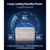 VEVOR 12V 75Ah Deep Cycle Battery, Sealed AGM Technology, Rechargeable Lead Acid AGM Battery, Backup Replacement for Scooters, Electric Mobility Wheelchair, Solar System Off-Grid Home Energy Storage