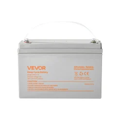 VEVOR 12V 75Ah Deep Cycle Battery, Sealed AGM Technology, Rechargeable Lead Acid AGM Battery, Backup Replacement for Scooters, Electric Mobility Wheelchair, Solar System Off-Grid Home Energy Storage