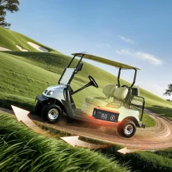 VEVOR 36V 105Ah Golf Cart Lithium Battery, 36 Volt Golf Cart Battery with 200A BMS, LCD Monitor and Mobile APP, LiFePO4 Battery with 600A Peak Current, 20A Charger and 4000+ Cycles, for Golf Carts