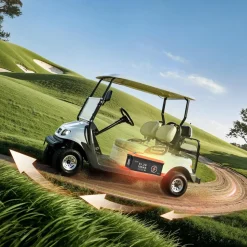 VEVOR 48V 105Ah Golf Cart Lithium Battery, 48 Volt Golf Cart Battery with 200A BMS, LCD Monitor and Mobile APP, LiFePO4 Battery with 600A Peak Current, 20A Charger and 4000+ Cycles, for Golf Carts