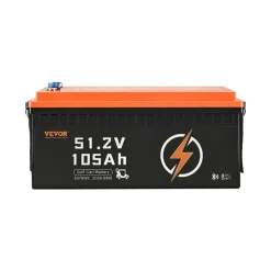 VEVOR 48V 105Ah Golf Cart Lithium Battery, 48 Volt Golf Cart Battery with 200A BMS, LCD Monitor and Mobile APP, LiFePO4 Battery with 600A Peak Current, 20A Charger and 4000+ Cycles, for Golf Carts