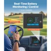 VEVOR 36V 105Ah Golf Cart Lithium Battery, 36 Volt Golf Cart Battery with 200A BMS, LCD Monitor and Mobile APP, LiFePO4 Battery with 600A Peak Current, ABS Shell and 4000+ Cycles, for Golf Carts