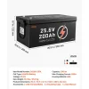VEVOR 24V 200Ah LiFePO4 Lithium Battery 4000+ Cycles Built-in 200A BMS, Lithium Battery with Low Temperature Protection, Supports 8P2S Connection, 5120Wh Energy, for RV, Trolling Motor, Marine, Solar
