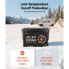 VEVOR 24V 50Ah LiFePO4 Lithium Battery 4000+ Cycles 50A BMS with Bluetooth, 1280Wh Lithium Battery with Low Temperature Protection, Supports 8P2S Connection, for RV, Trolling Motor, Marine, Solar
