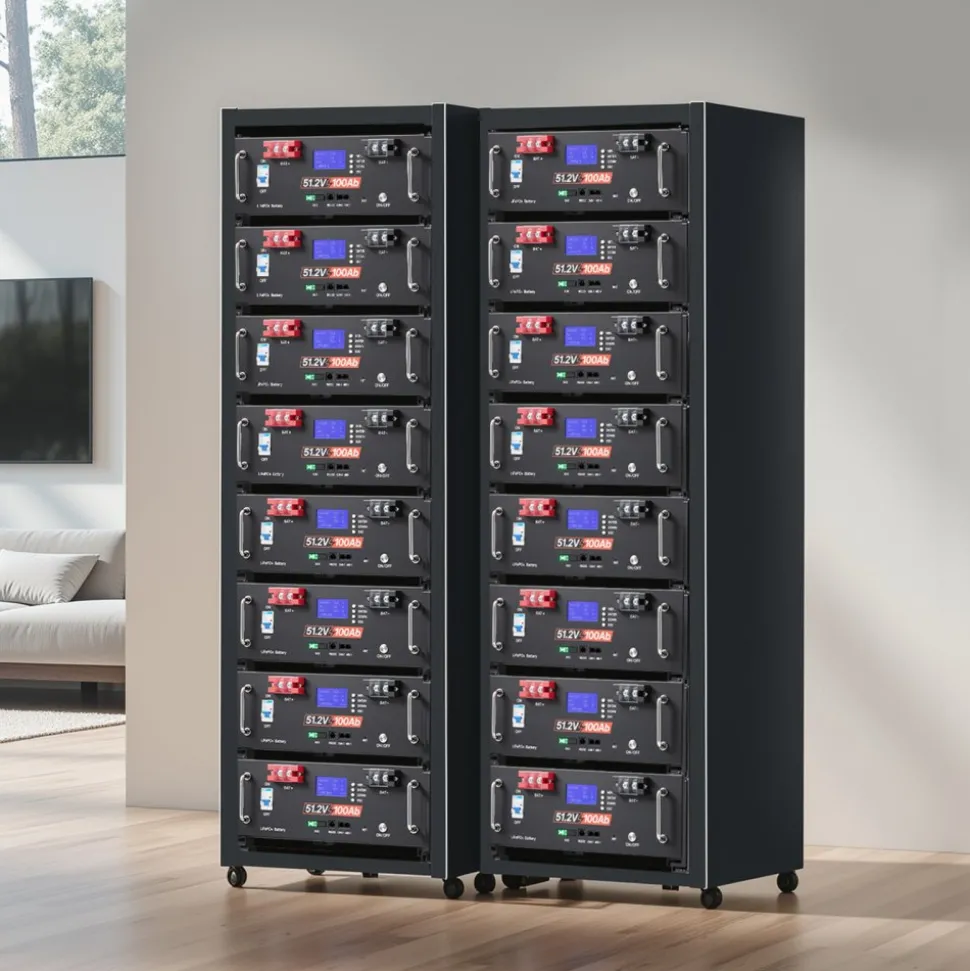 VEVOR 48V 200Ah LiFePO4 Lithium Battery, 2 Pack 100Ah, 10.24kWh Capacity, 51.2V Server Rack LiFePO4 Battery with Bluetooth, Max 6000 Cycles, LCD Display, for Off-Grid, Solar System, Backup Power