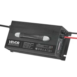 VEVOR 12V 60A Lithium Battery Charger, 14.6V, AC-DC LiFePO4 Smart Charger, with Anderson Connector, LED Indicator, 0V Activation, for Lithium LiFePO4 Deep Cycle Rechargeable Batteries of Boat, RV
