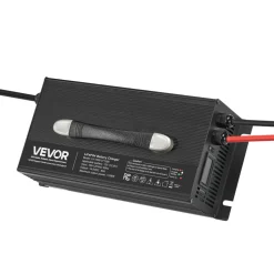 VEVOR 12V 80A Lithium Battery Charger, 14.6V, AC-DC LiFePO4 Smart Charger, with Anderson Connector, LED Indicator, 0V Activation, for Lithium LiFePO4 Deep Cycle Rechargeable Batteries of Boat, RV