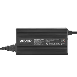 VEVOR 12V 20A Lithium Battery Charger, 14.6V, AC-DC LiFePO4 Smart Charger, with Anderson Connector, LED Indicator, 0V Activation, for Lithium LiFePO4 Deep Cycle Rechargeable Batteries of Boat, RV
