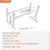 VEVOR Van Roof Ladder Rack, 2 Bars Aluminum Alloy Roof Ladder Racks, 400 LBS Capacity Rain-Gutter Van Roof Rack, Adjustable Length 51.2" to 81.1", Van Ladder Rack for Van, Cargo, Trailer