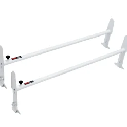 VEVOR Van Roof Ladder Rack, 2 Bar Alloy Steel Ladder Racks, Adjustable from 47.2"-78.7", 500 lbs Capacity, Roof Rack Compatible with Full-size Vans with Rain Gutter, Chevrolet Express, GMC Savana, etc