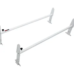 VEVOR Van Roof Ladder Rack, 2 Bar Alloy Steel Ladder Racks, Adjustable from 47.2"-78.7", 500 lbs Capacity, Roof Rack Compatible with Full-size Vans with Rain Gutter, Chevrolet Express, GMC Savana, etc