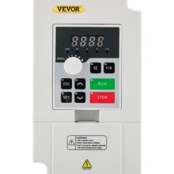 VEVOR Variable Frequency Drive, AC 220V Input 3KW Variable Frequency CNC Drive Inverter Converter, VFD 4HP 1 or 3 Phase Input, 3 Phase Output, CNC Motor Inverter Converter for Motor Speed Control