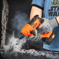 VEVOR 20V Cordless Hammer Drill, Lithium-Ion 0.6 Inch Rotary Hammer Driver, SDS-Plus Electric Lightweight Power Tool Kit with Battery and Charger, 2 Functions, 1000 RPM, 5100 BPM