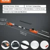 VEVOR 20V Cordless Hedge Trimmer, 18 inch Double-edged Steel Blade, Pole Hedge Trimmer Kit 20V Battery, Fast Charger Included, 74"-94" Telescoping Design for High Branches