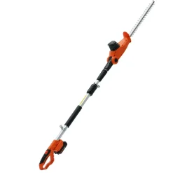VEVOR 20V Cordless Hedge Trimmer, 18 inch Double-edged Steel Blade, Pole Hedge Trimmer Kit 20V Battery, Fast Charger Included, 74