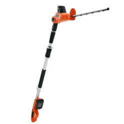 VEVOR 20V Cordless Hedge Trimmer, 18 inch Double-edged Steel Blade, Pole Hedge Trimmer Kit 20V Battery, Fast Charger Included, 74