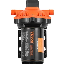 VEVOR 12V Diaphragm Pump, 5 GPM (18.93 L/min), 5-Chamber 12V DC Water Pump with Automatic Pressure Switch 40-100 PSI Adjustable, 1/2'' MNPT Port, for Agricultural Irrigation Construction Site Drainage