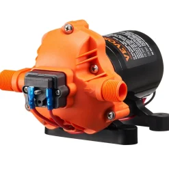 VEVOR 12V Diaphragm Pump, 3 GPM (11.36 L/min), 3-Chamber 12 Volt DC Water Pump with Automatic Pressure Switch 40-100 PSI Adjustable, 50 PSI, 1/2'' MNPT Port, for RV Yacht Food Truck Camper Marine