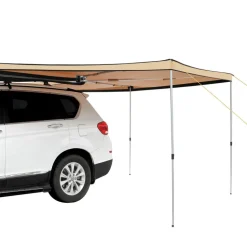 VEVOR Vehicle Awning 270 Degree, 8.2' Height Retractable Car Side Awning, PU3000mm UV50+ Car Awning with Waterproof Storage Bag, Suitable for Truck, SUV, Van, Campers