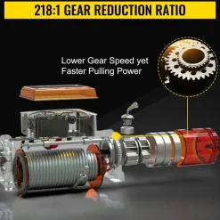 VEVOR 12V Electric Winch 17500 lbs Synthetic Rope 9.5 mm x 26 m Wireless ATV Winch