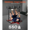VEVOR Vertical Leg Press Machine, Lower Body Special Home Gym Machine, Carbon Steel Leg Press Exercise Training Equipment, Adjustable Leg Strength Workout for High-Intensity Presses, 550 lbs Capacity