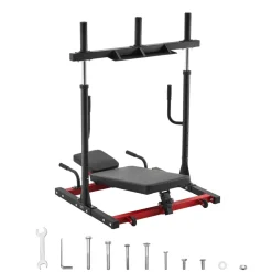 VEVOR Vertical Leg Press Machine, Lower Body Special Home Gym Machine, Carbon Steel Leg Press Exercise Training Equipment, Adjustable Leg Strength Workout for High-Intensity Presses, 550 lbs Capacity