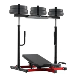VEVOR Vertical Leg Press Machine, Lower Body Special Home Gym Machine, Carbon Steel Leg Press Exercise Training Equipment, Adjustable Leg Strength Workout for High-Intensity Presses, 550 lbs Capacity