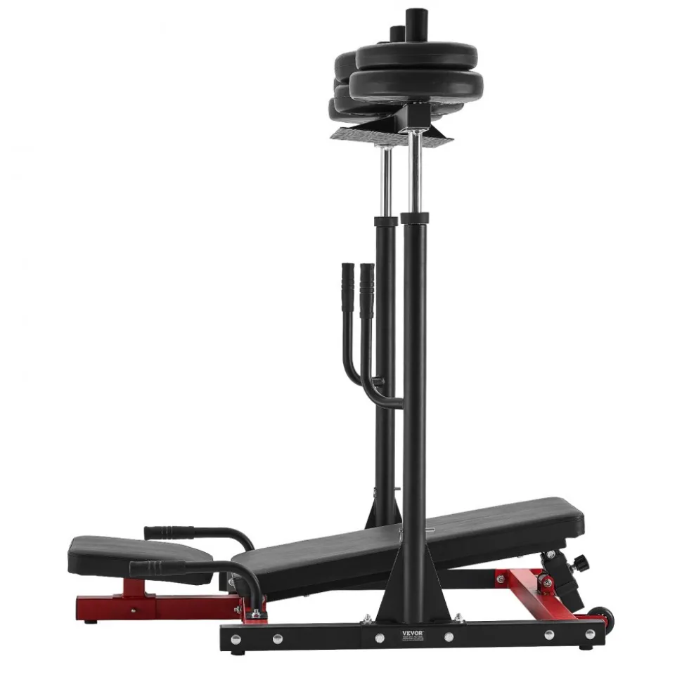 VEVOR Vertical Leg Press Machine, Lower Body Special Home Gym Machine, Carbon Steel Leg Press Exercise Training Equipment, Adjustable Leg Strength Workout for High-Intensity Presses, 550 lbs Capacity