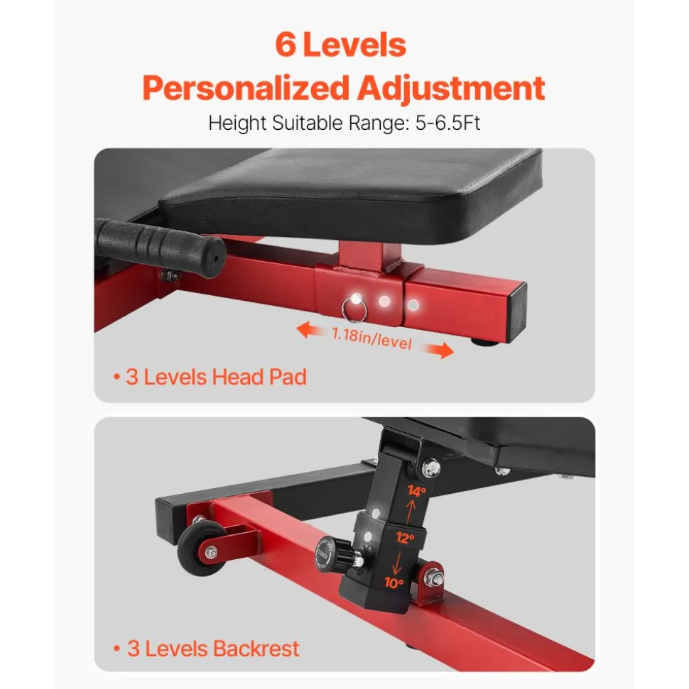 VEVOR Vertical Leg Press Machine, Lower Body Special Home Gym Machine, Carbon Steel Leg Press Exercise Training Equipment, Adjustable Leg Strength Workout for High-Intensity Presses, 550 lbs Capacity