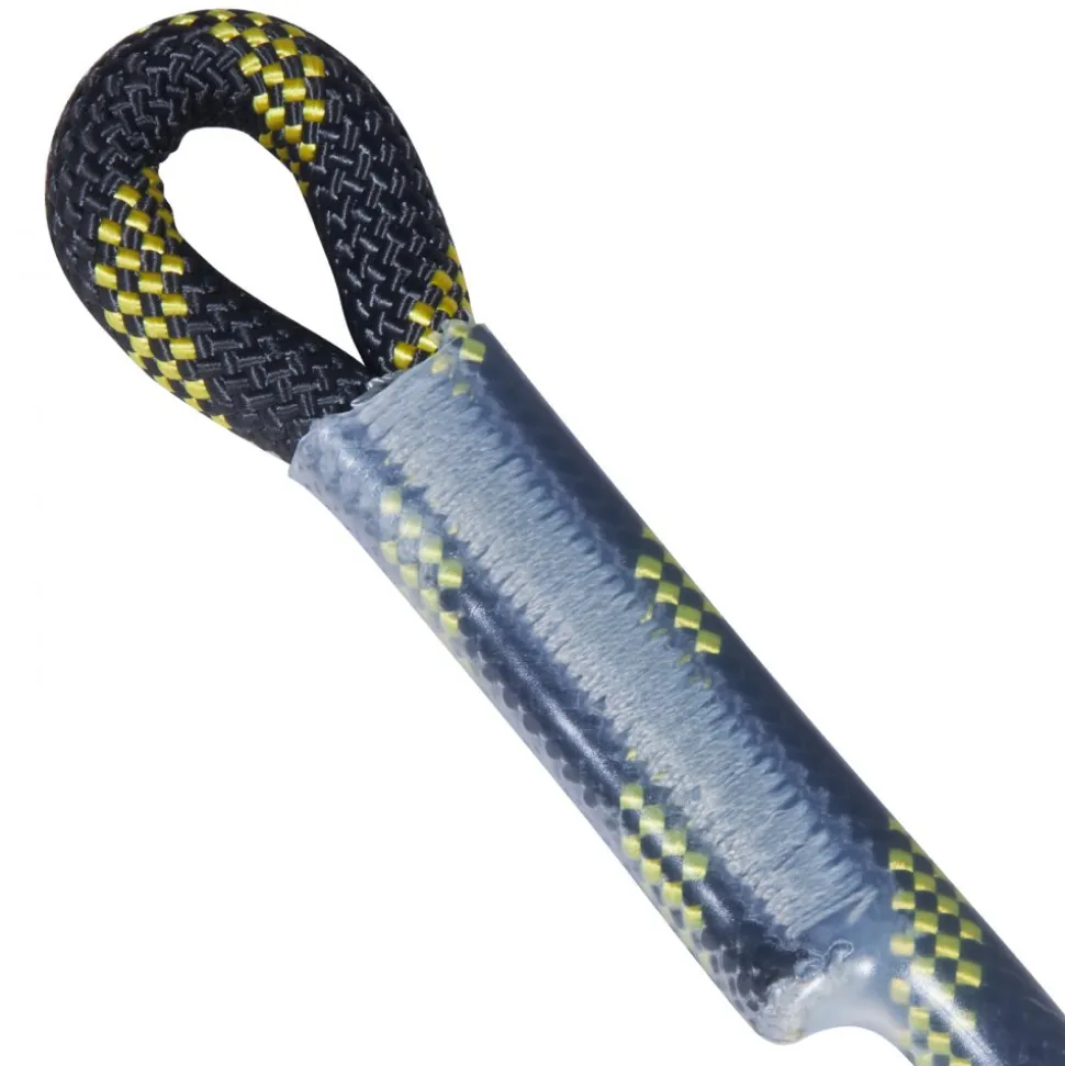 VEVOR Vertical Lifeline Assembly, 0.55'' x 100' Fall Protection Rope with 30 KN Breaking Tension, Polyester Roofing Rope with Steel Snap Hooks, Rope Grab, and Shock Absorber, ANSI Compliant