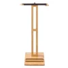 VEVOR Vertical Surfboard Stand, Wooden Surfboard Rack for Storage and Display, Adjustable & Freestanding Board Stand Organizer with Padding, for Wakeboards, Snowboards, Kiteboards, Shortboard, Skis