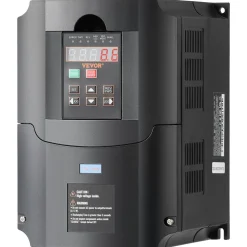 VEVOR VFD 10HP, 7.5KW, 35A, 1 or 3 Phase 220V Input to 3 Phase 220V Output Variable Frequency Drive, 40-60Hz Input, 0-400Hz Output VFD for Spindle Motor CNC Speed Control