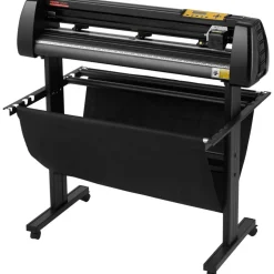 VEVOR Vinyl Cutter, 34Inch Bundle, Vinyl Cutter Machine, Manual Vinyl Printer, LCD Display Plotter Cutter Sign Cutting with Signmaster Software for Design and Cut, with Supplies, Tools