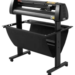 VEVOR Vinyl Cutter, 34Inch Bundle, Vinyl Cutter Machine, Manual Vinyl Printer, LCD Display Plotter Cutter Sign Cutting with Signmaster Software for Design and Cut, with Supplies, Tools