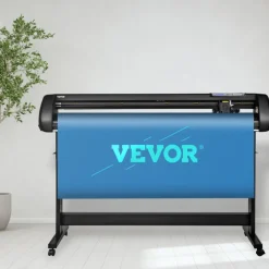 VEVOR Vinyl Cutter, 53inch Vinyl Cutter Plotter with Stand, Adjustable Speed Force for Sign Making Vinyl Plotter, SignMaster Software Vinyl Tape Tools Vinyl Printer Available with COM/USB/Bluetooth